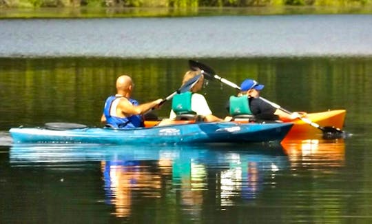 Tandem Kayak Rental With Overnight Stay On Lake Wawaka