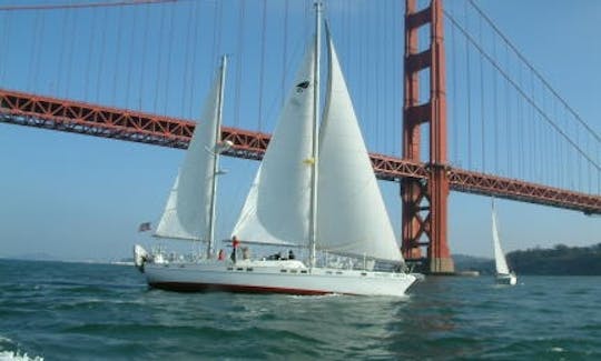 under the Golden Gate Bridge