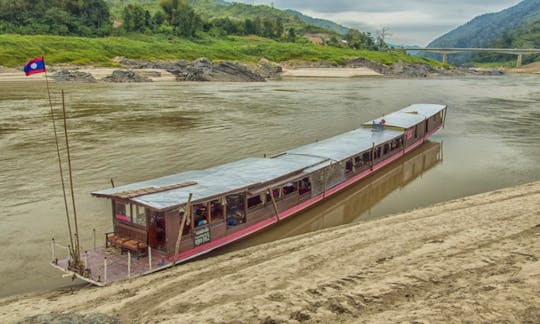 Mekong River Cruises in Laos on 114' Traditional Boat