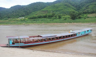 Mekong River Cruises in Laos on 114' Traditional Boat