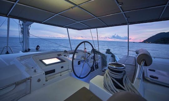 Charter 51' Lagoon Cruising Catamaran in Kawthoung, Myanmar