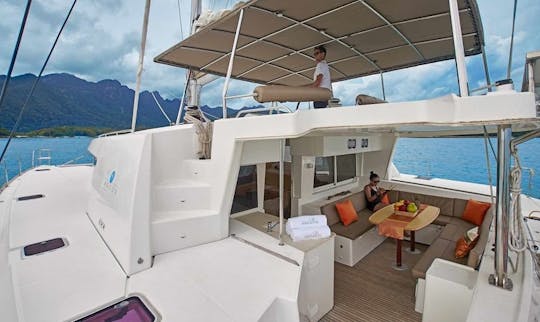 Charter 51' Lagoon Cruising Catamaran in Kawthoung, Myanmar