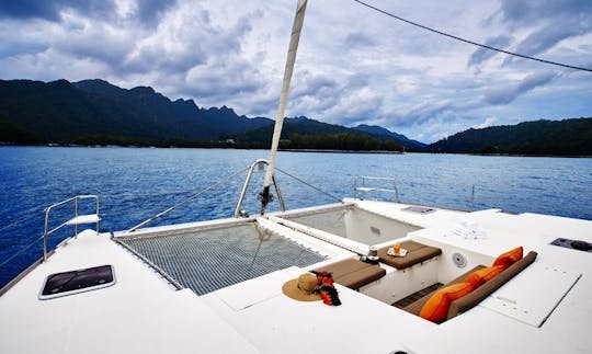 Charter 51' Lagoon Cruising Catamaran in Kawthoung, Myanmar