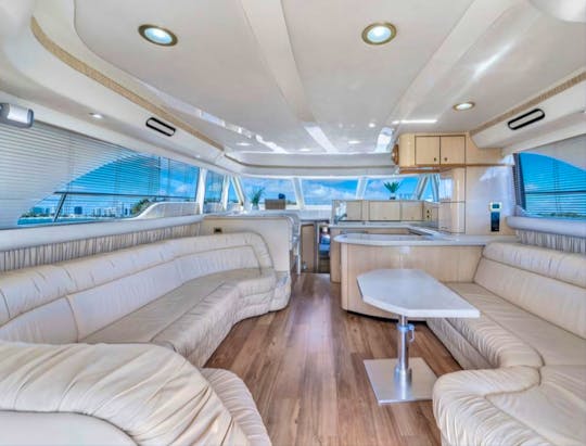 60" Captained Luxury Party Yacht up to 13 Guests in Miami Beach READ DESCRIPTION