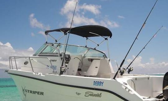 Bora Bora Fishing Charter On 22ft "Debby" Striper Boat