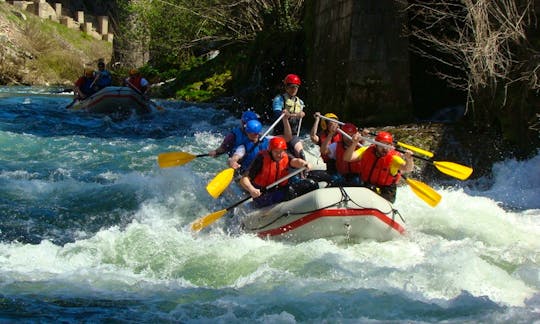 Rafting on River Korana in Slunj, Croatia