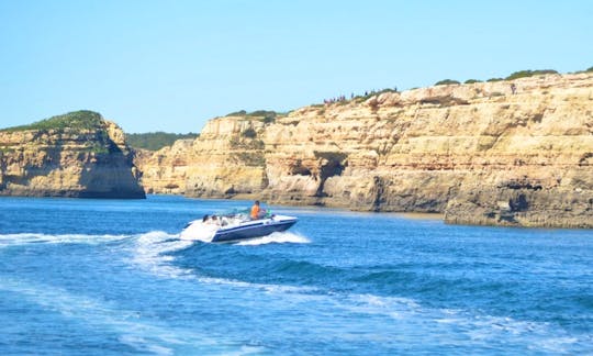 Enjoy the 23ft Cobal Bowrider for Cruise and Swim on the Algarvian Coast