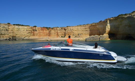 Enjoy the 23ft Cobal Bowrider for Cruise and Swim on the Algarvian Coast