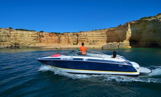 Enjoy the 23ft Cobal Bowrider for Cruise and Swim on the Algarvian Coast