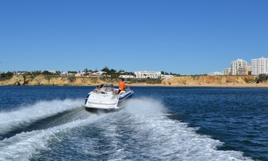 Enjoy the 23ft Cobal Bowrider for Cruise and Swim on the Algarvian Coast