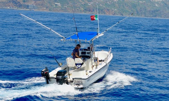 High Quality Boston Whaler 190 Outrage For Charter In Calheta Marina Madeira Island.