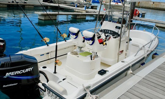 High Quality Boston Whaler 190 Outrage For Charter In Calheta Marina Madeira Island.