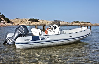 Rent a 17' Rigid Inflatable Boat in Sardegna, Italy