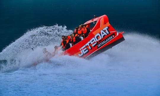 Exciting Jet Boat Rides In Bönigen, Switzerland