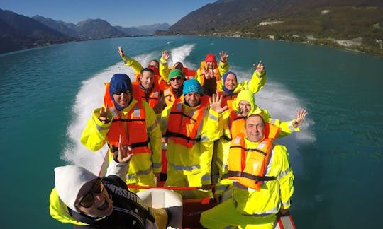 Exciting Jet Boat Rides In Bönigen, Switzerland