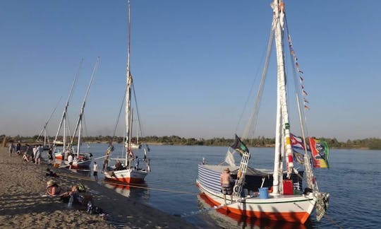 Sailing Yacht Tour for 15 People in Aswan Nile River