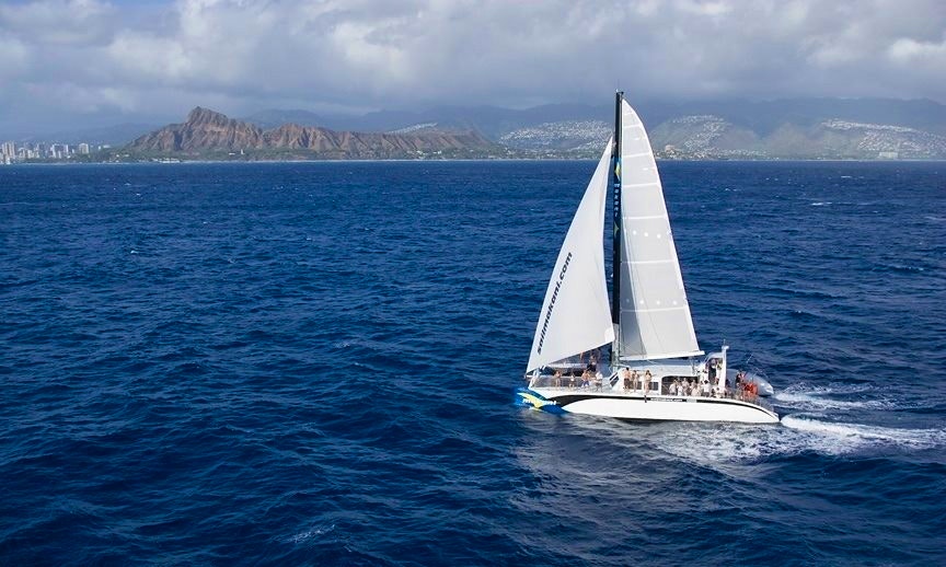 sailing catamaran to hawaii