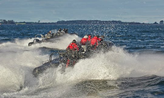 Location d'un bateau gonflable rigide à Kiel, Schleswig-Holstein