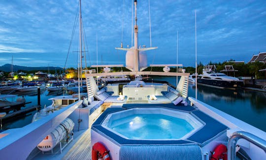 Astondoa 102 Motor Yacht Charter for Up to 18 People in Phuket, Thailand