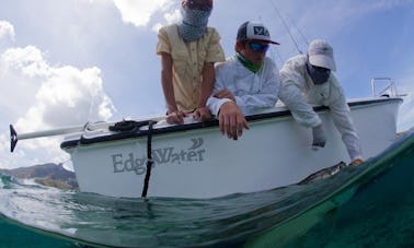 Desfrute da pesca em St. John, VI no console central