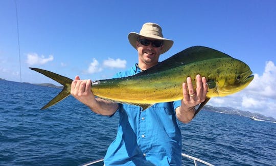 Desfrute da pesca em St. John, VI no console central