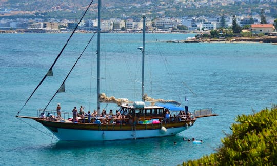 66' Sailing Gulet on Hersonissos Port, Kreta