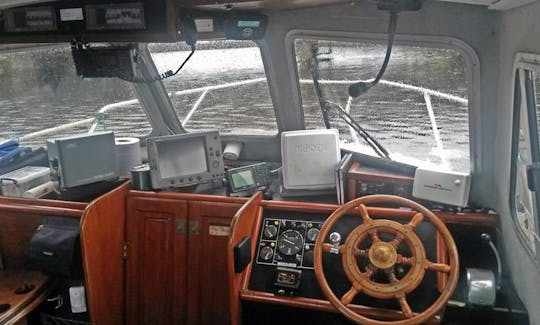 Enjoy Fishing in Sligo, Ireland on 33' Trawler