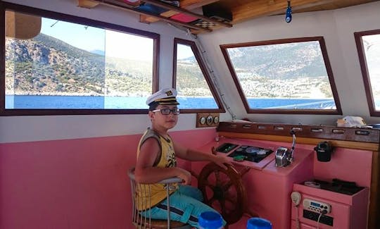 Captained Charters a Gulet in Kalkan, Antalya