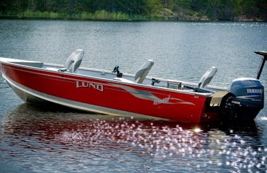 Enjoy Fishing in Manitoba, Canada on 16' & 18' Lund Alaskan Boats (with guide)