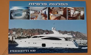 Aluguel de iates Power Mega em Eilat