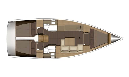 AVANTI - Dufour 382 Grand`Large (3 Cabins, 2 Heads, from 2017) Base Horta, Faial Island, Azores