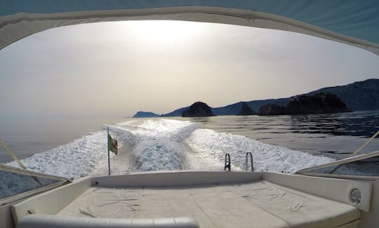 Sit back, relax, and enjoy the gorgeous views in total comfort on this luxury speedboat