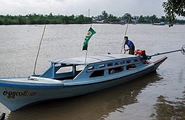 Enjoy Delta Day Trip in Yangon, Myanmar on 16 ft Boat