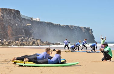 Surf Lessons in Sagres, Portugal