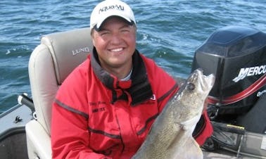 Service de guide de pêche expérimenté à Mille Lacs Lake, Minnesota