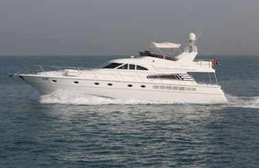 Enjoy a luxury day charter in Dubai, UAE on this 64' Power Mega Yacht