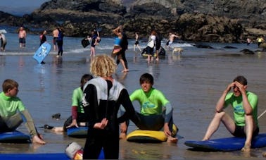 Surfing Lessons In Saint Agnes, England
