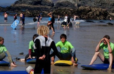 Surfing Lessons In Saint Agnes, England