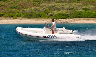 Rent 18' Rigid Inflatable Boat in Sardegna, Italy