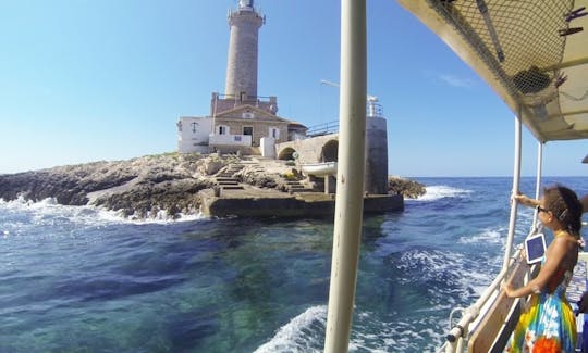 lighthouse of Porer cape Kamenjak