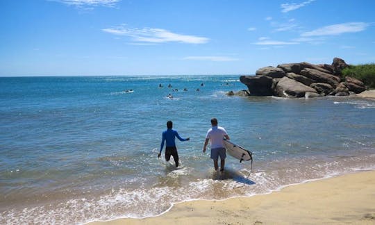 Surf Lessons in Pottuvil, Sri Lanka