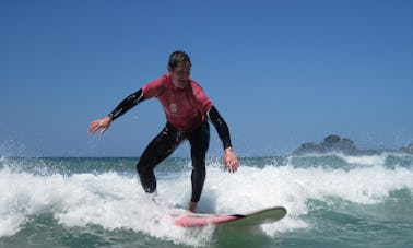 Surf Lessons on the Algarve Coast, Portugal