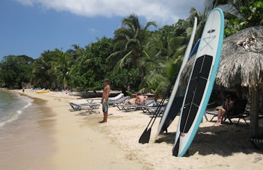 Stand Up Paddleboard Rental and Lesson in West End, Honduras