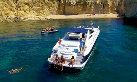 Private Vilamoura Cruises On 53ft ''Colombia'' Sunseeker 53 Motor Yacht