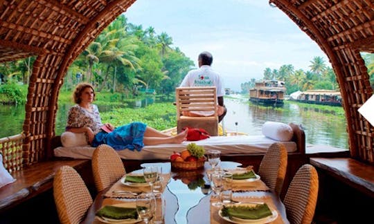 Houseboat Vacation Rental in Kerala, India