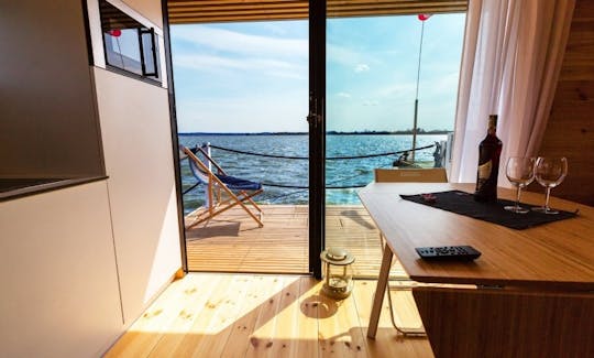 Stay On Houseboat HT8 with Floating Terrace in Mielno, Poland