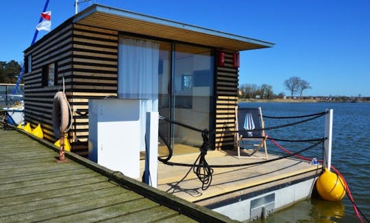 Stay On Houseboat HT8 with Floating Terrace in Mielno, Poland