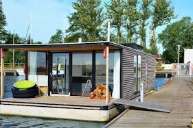 Experience Houseboat HT6 with 3 Bedrooms and Floating Terrace in Mielno, Poland