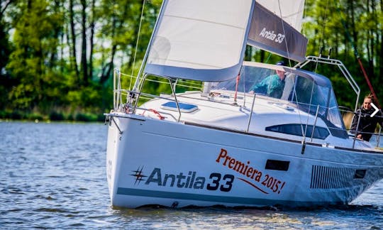Charter the 33' Antila Sailboat in Wilkasy, Poland