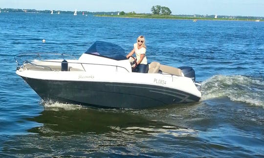 Hire the 18' AM Power Boat in Wilkasy, Poland
